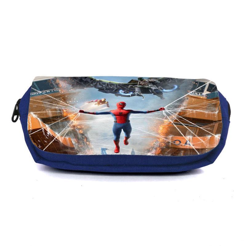 Пенал школьный Паук Spiderman-016 Синий (1559444089)