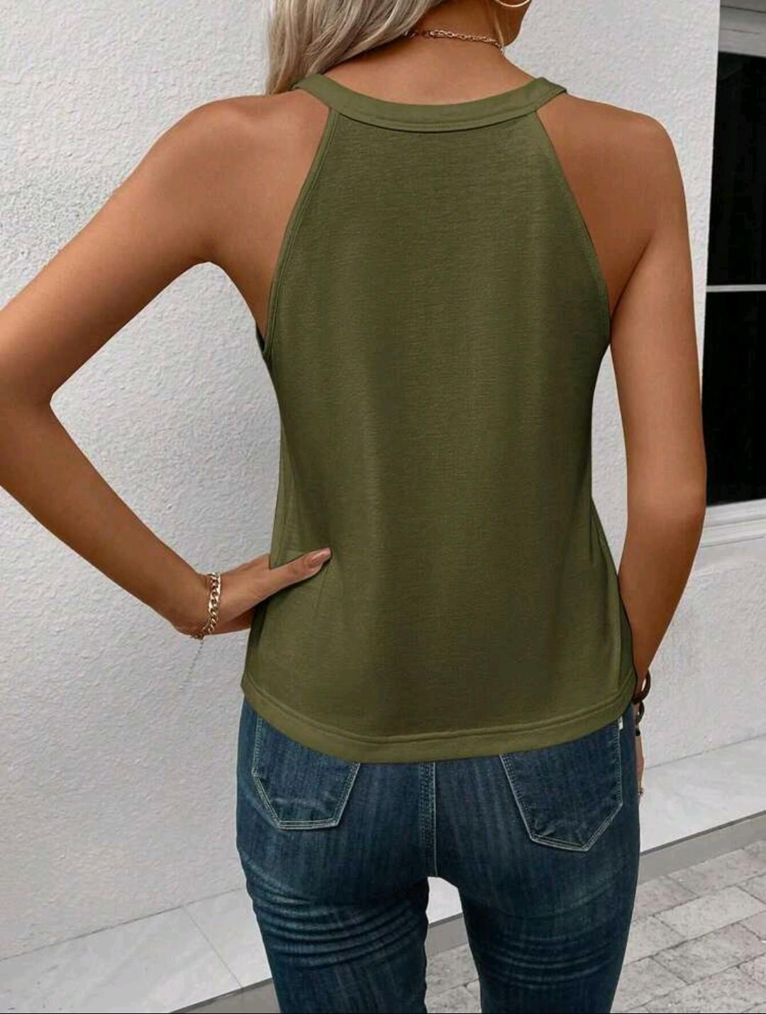 Майка женская Heart Print S Масло (27320662) - фото 4 Майка женская Heart Print S Масло (27320662) - фото 4