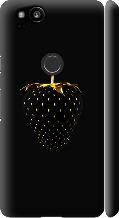 Чехол на Google Pixel 2 Черная клубника (3585m-1075-42517)