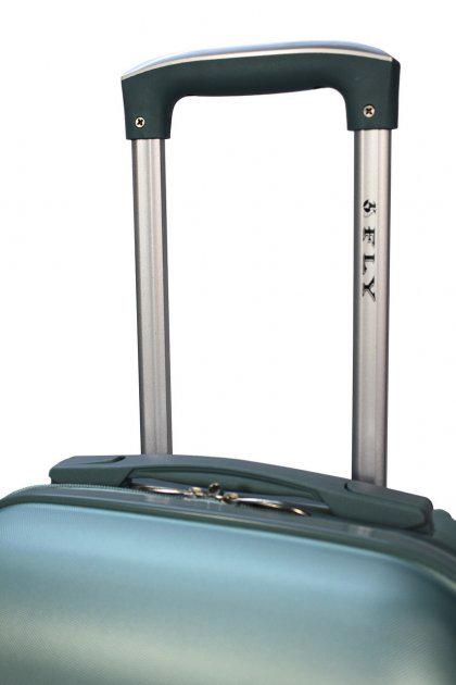 Валіза пластикова Fly 310 M на 4 колесах Зелений (CEKRBFL310MS4ZEL) - фото 5