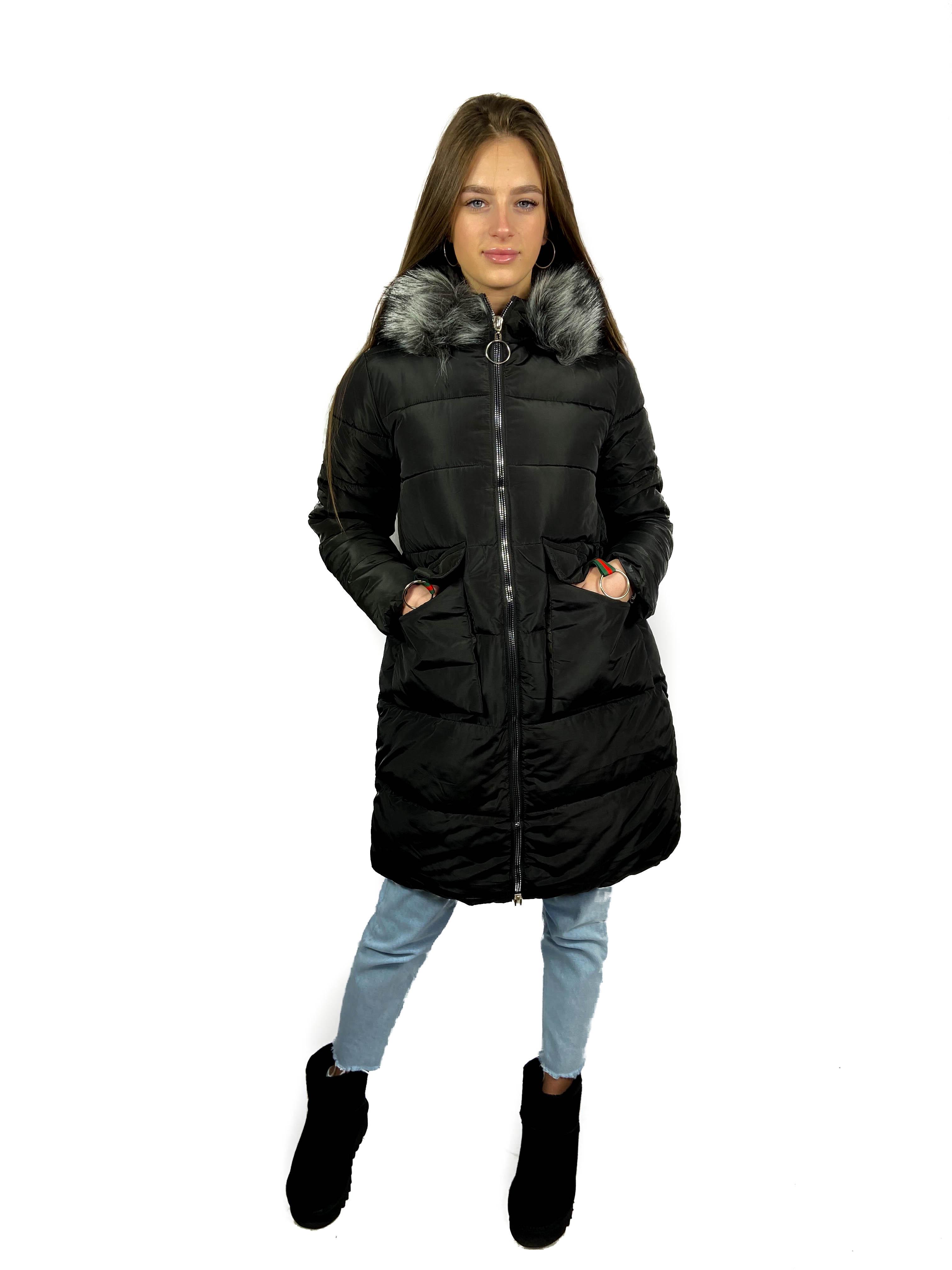 Парка женская MIAOJIE M Черный (DT733)