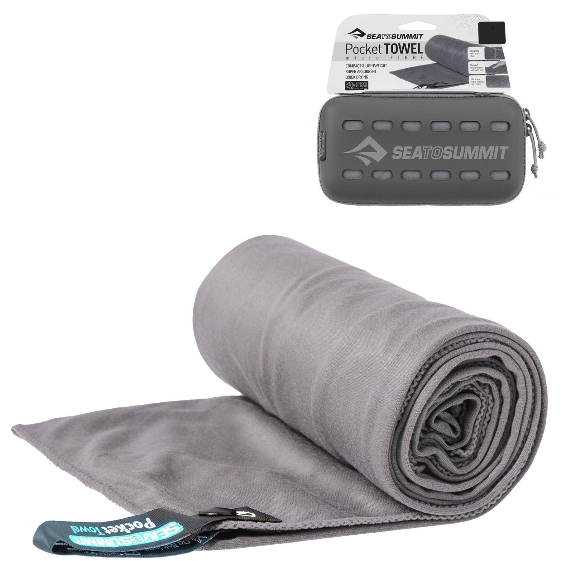 Рушник Sea to Summit Pocket Towel M Grey (STS-APOCTMGY) - фото 1 Рушник Sea to Summit Pocket Towel M Grey (STS-APOCTMGY) - фото 1