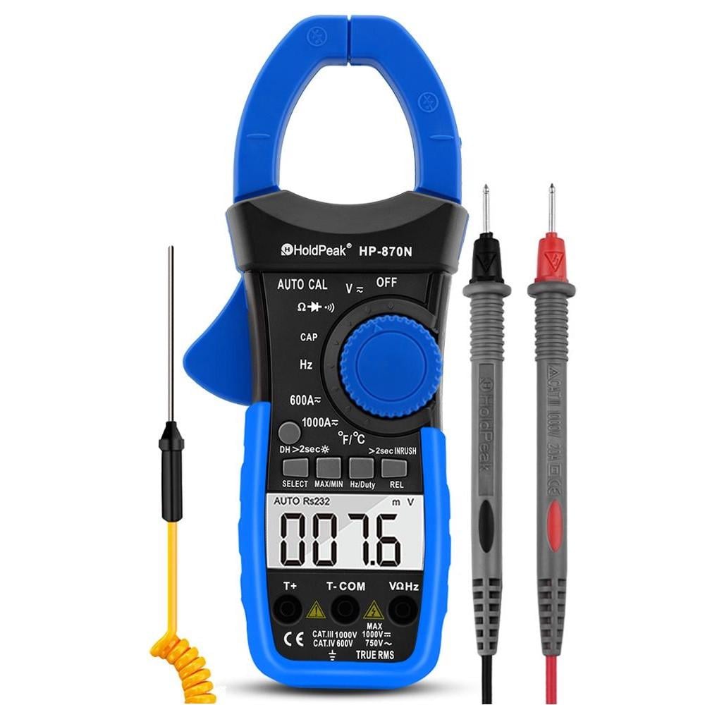 Мультиметр HoldPeak HP-870N клещи токоизмерительные цифровые (HP-870N)