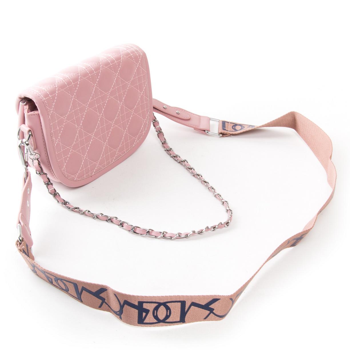 Женская сумочка-клатч Fashion 7117 Розовый - фото 2