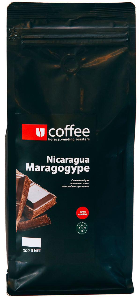 Кава зернова Ucoffee Nicaragua Maragogype 100% Арабіка 300 г (544/10)