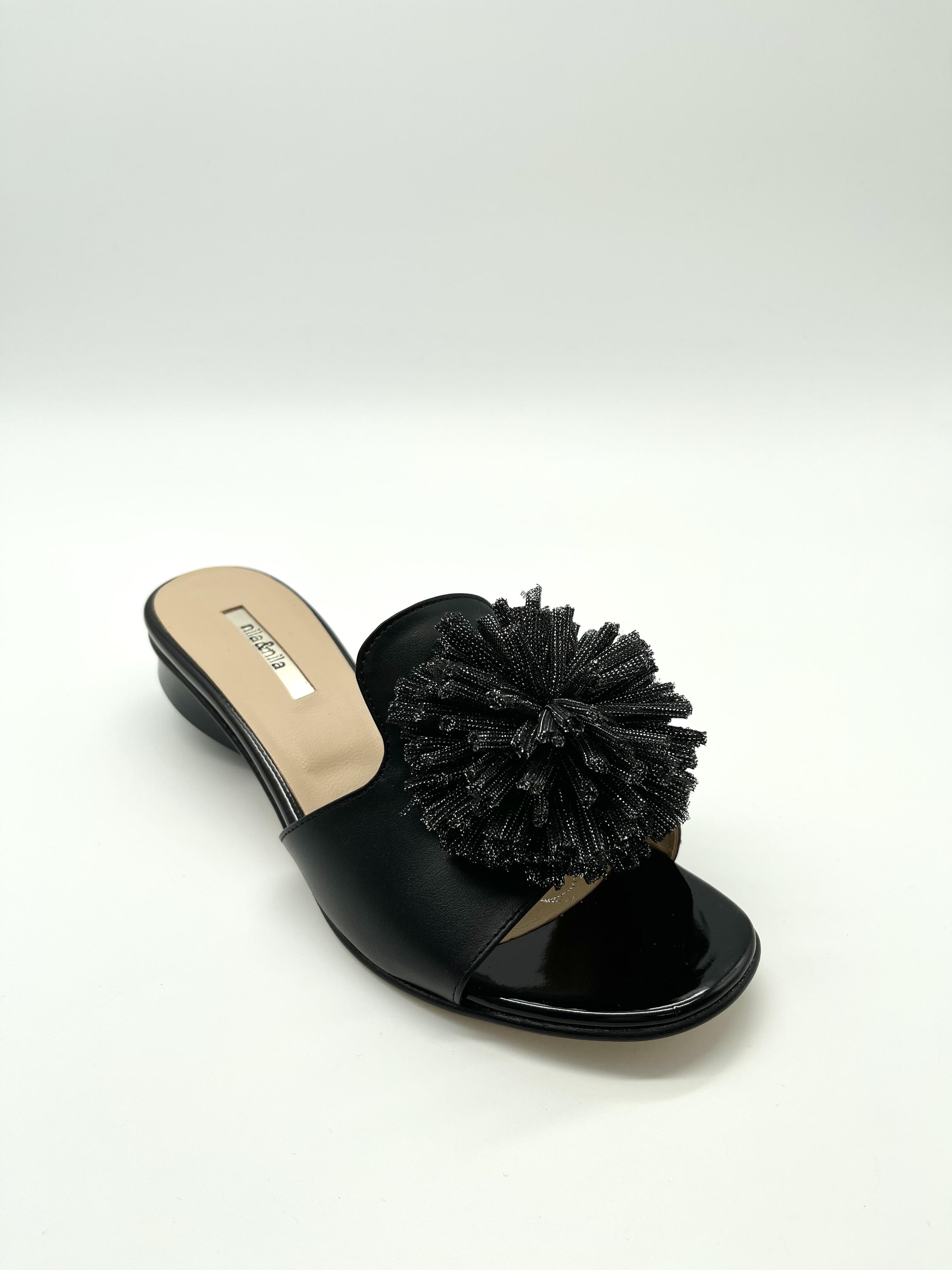 Шлепанцы женские NilaNila VA1347PO р. 39 Черный