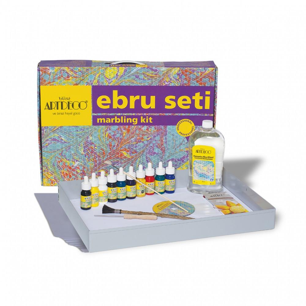 Набор для EBRU ArtDeco профессиональный 10 цветов (artdeco-10set)