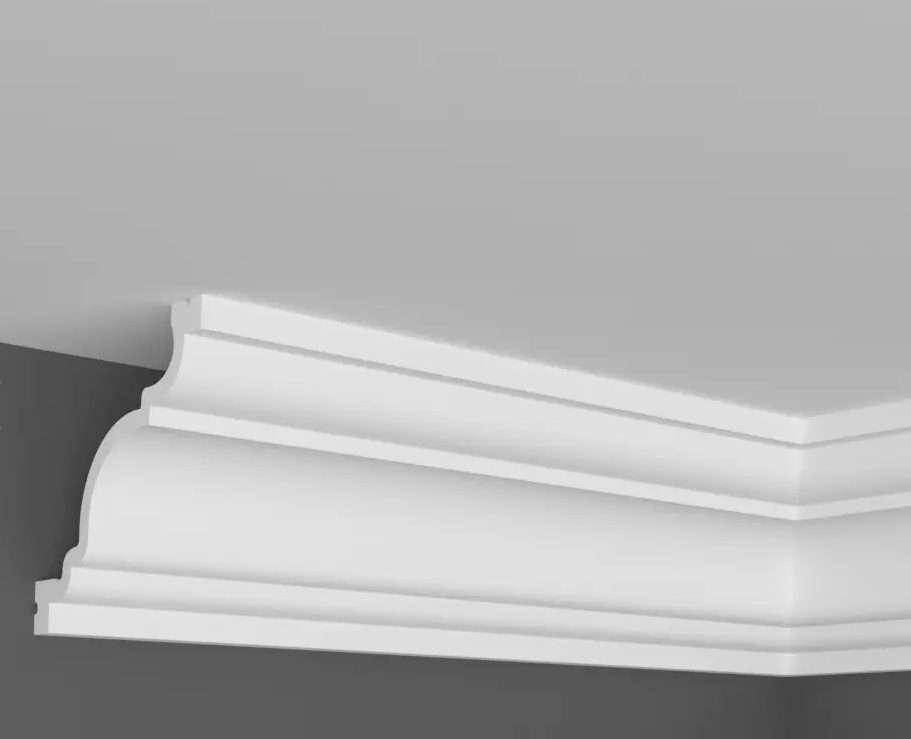 Карниз полімерний Grand Decor KH 918 жорсткий 2000 мм (2322394115)