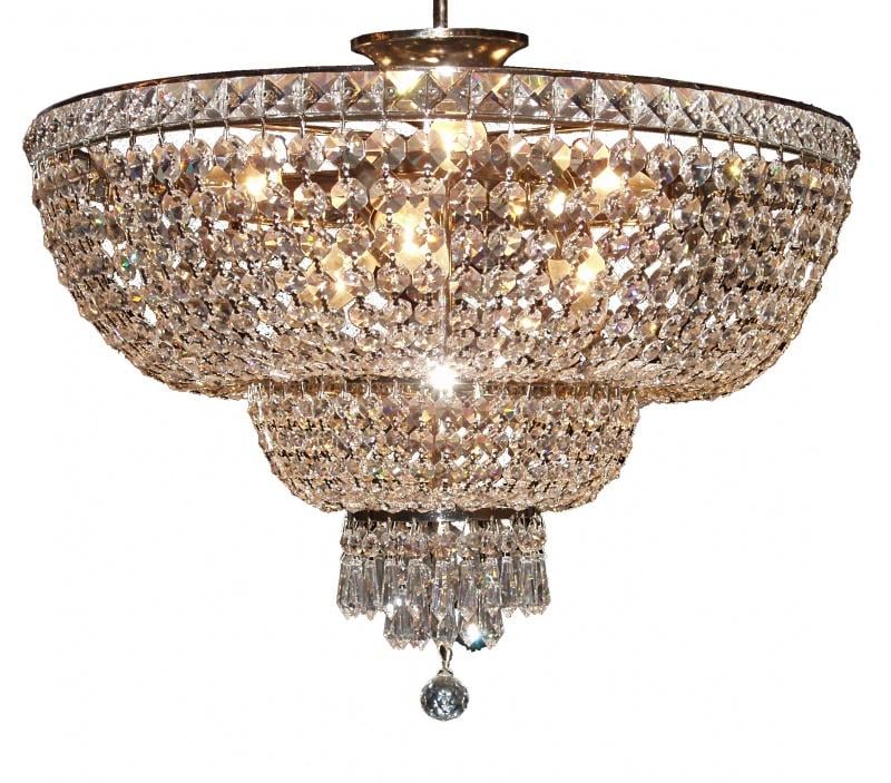 Люстра потолочная торт большая Brille CR-502L/6N