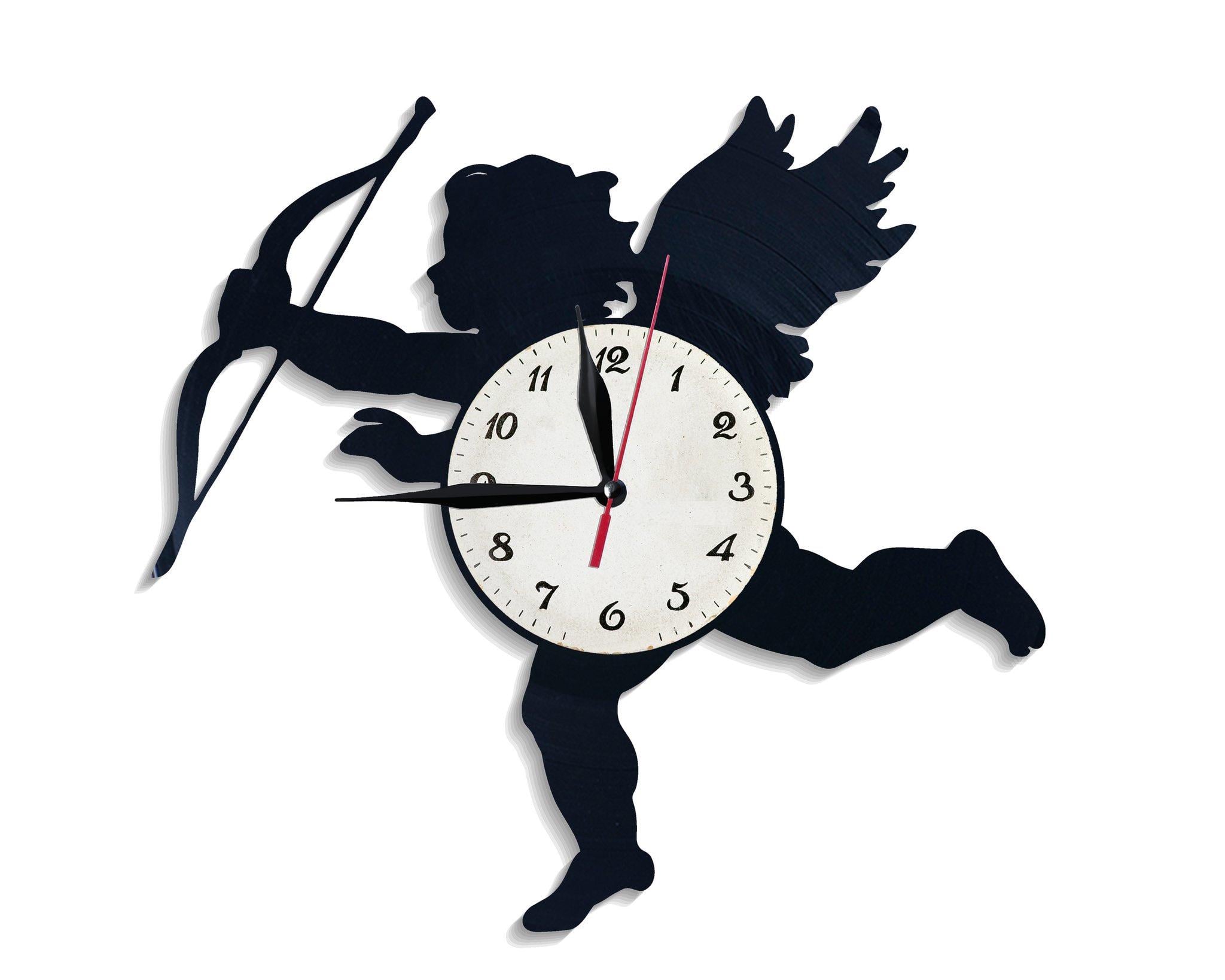 Часы настенные Купидон 2575 из виниловой пластинки