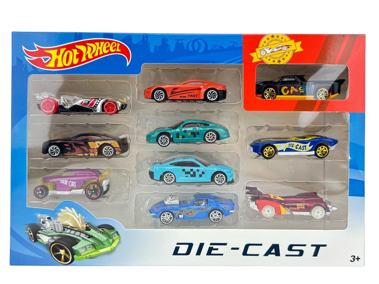 Игровой набор машинок Hot Wheel DIE-CAST 10 шт. (788-101)