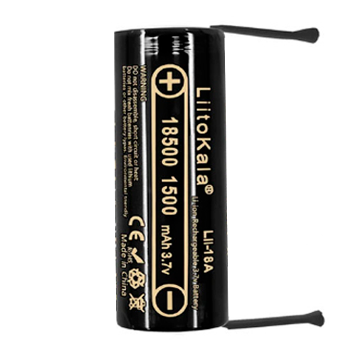 Аккумулятор 18500 LiitoKala Lii-18A-N 1500mah с контактами под пайку (2680974005)