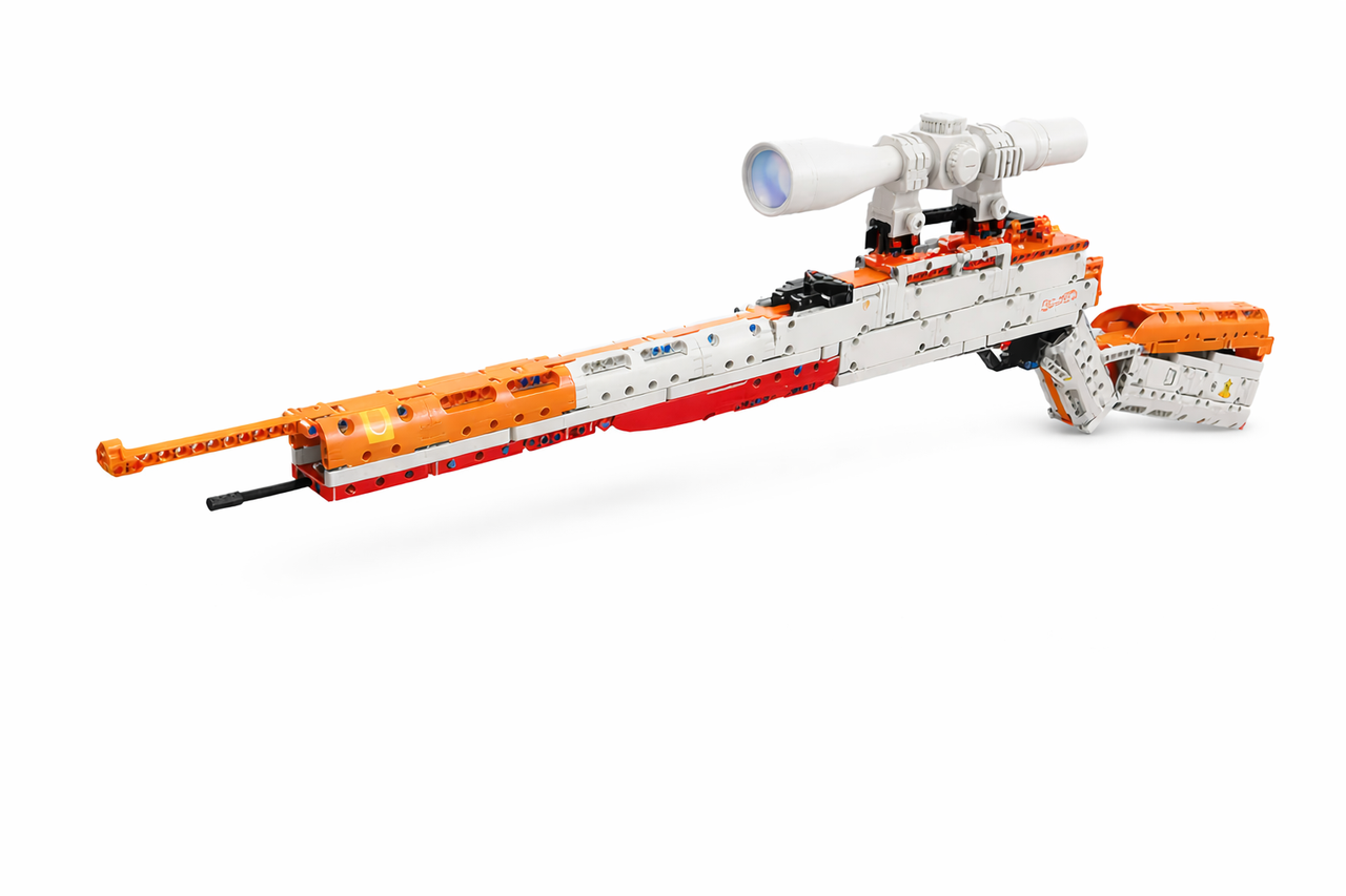 Конструктор Qman 52002 Гвинтівка з прицілом м’які кулі 747 дет. (2852492569)