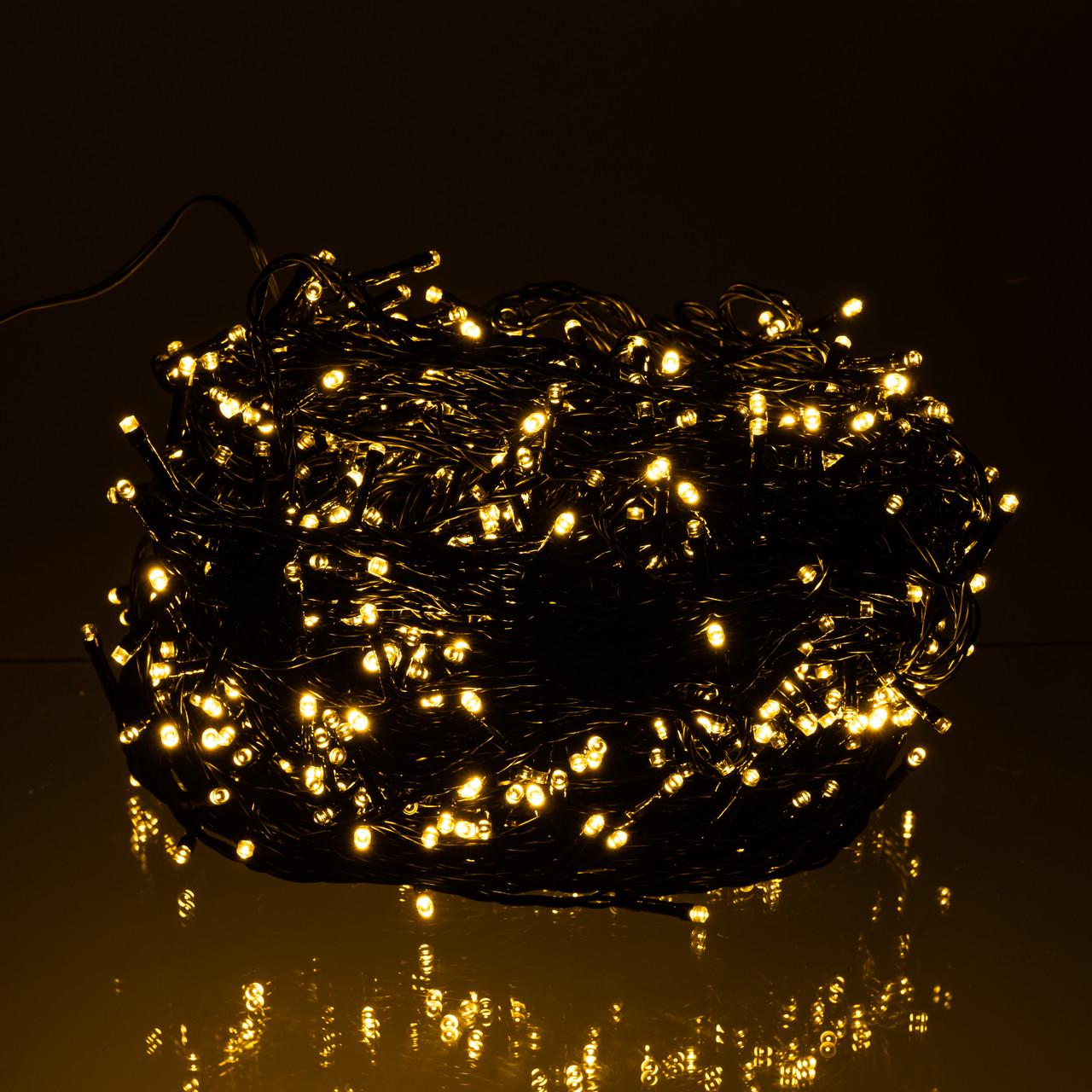 Гирлянда Нитка уличная 1000 LED 100 м Черный/Желтый (CF1000L100MBY) - фото 1 Гирлянда Нитка уличная 1000 LED 100 м Черный/Желтый (CF1000L100MBY) - фото 1