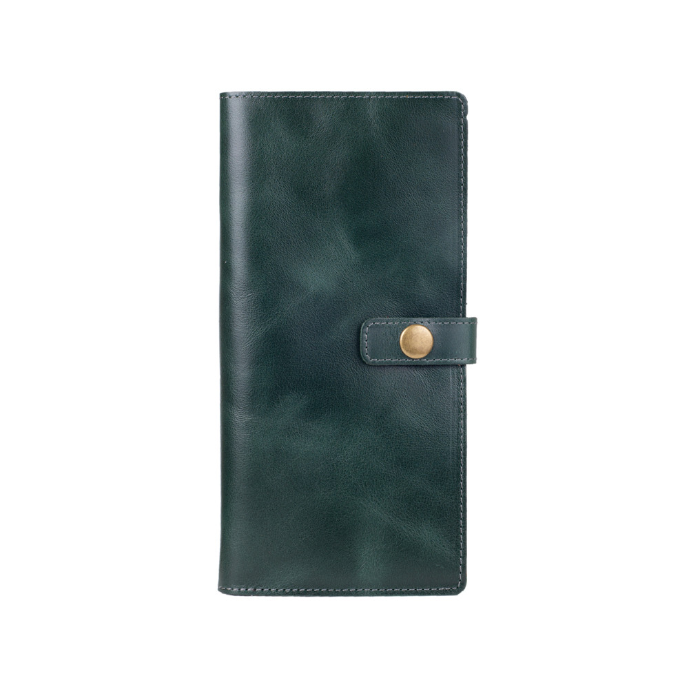 Тревел-кейс кожаный Зеленый (TC-01-C19-5406-000)