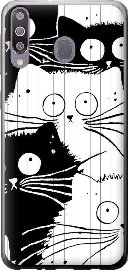 Чехол на Samsung Galaxy M30 Коты v2 (3565u-1682-42517)
