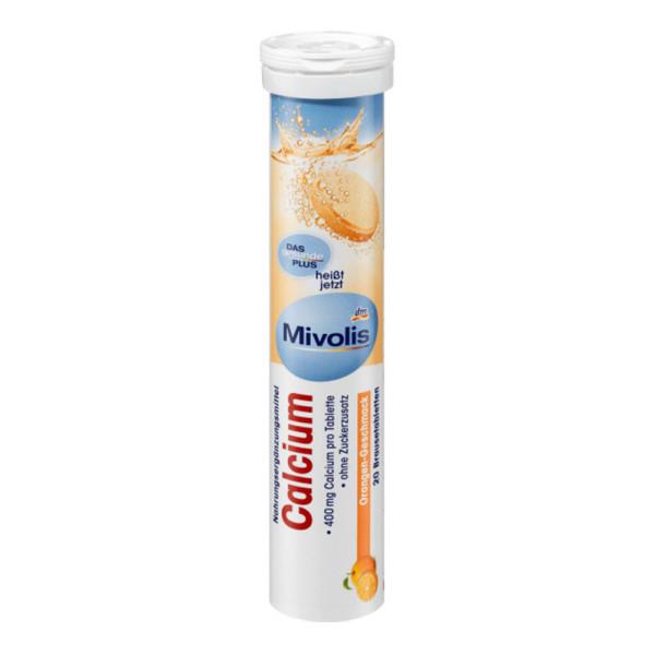Вітаміни шипучі Mivolis Calcium Апельсин в таблетках 20 шт. (21-125-Са-M-о-20)