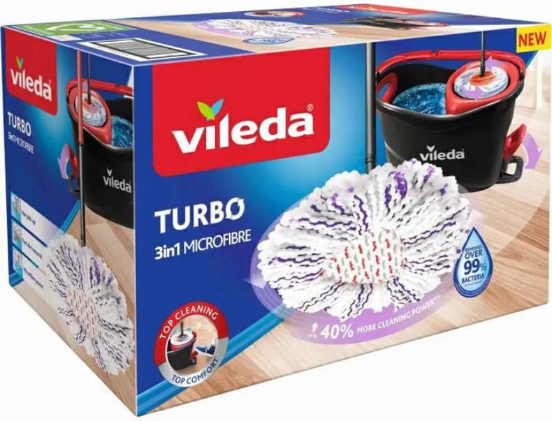 Набір для прибирання Vileda TURBO 3in1 Microfibre 167751 (28219901) - фото 10 Набір для прибирання Vileda TURBO 3in1 Microfibre 167751 (28219901) - фото 10