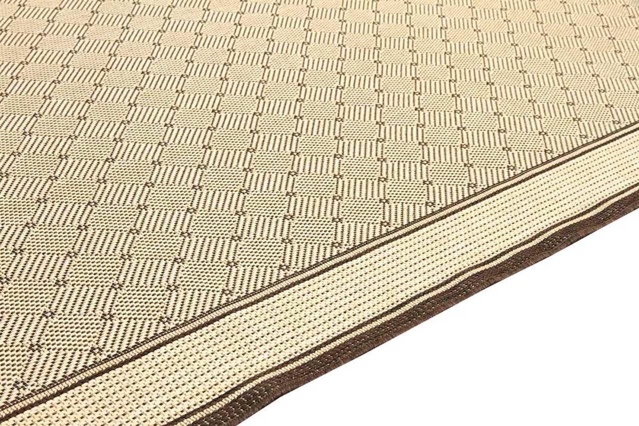 Килим безворсовий на гумовій основі DAKARIA Karat Flex Run 1944/19 2,00x2,50 м Бежевий/Коричневий (00-00010161) - фото 5 Килим безворсовий на гумовій основі DAKARIA Karat Flex Run 1944/19 2,00x2,50 м Бежевий/Коричневий (00-00010161) - фото 5