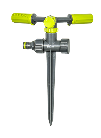 Ороситель вращающийся Bradas LIME LINE 3-х рожковый на колу (LE-6107)