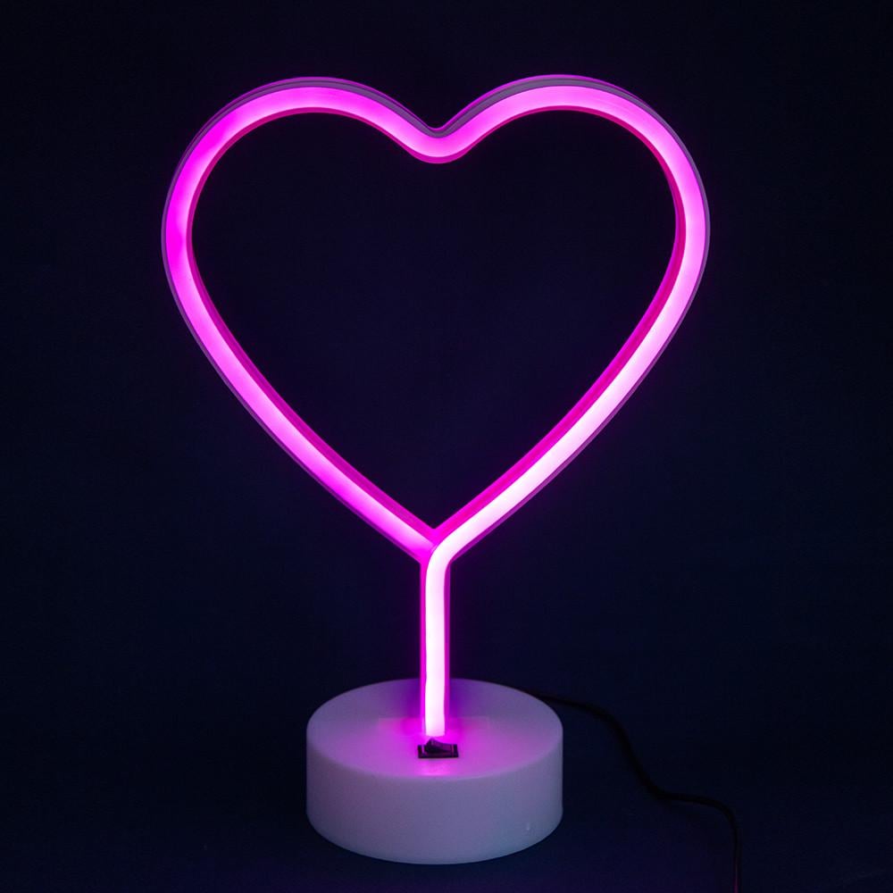 Ночной Neon Lamp series Heart Pink (ts000068062000008483) - фото 1