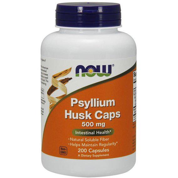 Клітковина NOW Foods Psyllium Husk Cap 500 мг 200 Caps