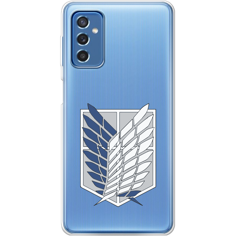 Чохол BoxFace Samsung Galaxy M52 (M526) Атака Титанів Крила Свободи Прозорий силікон (43657-bk88-43657)
