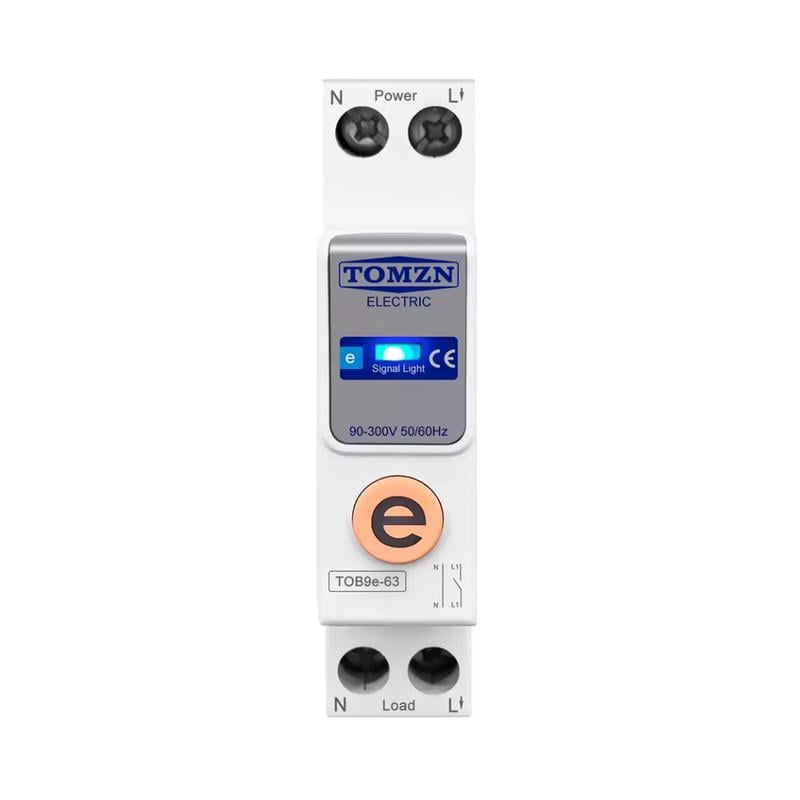Выключатель умный WiFi TOMZN с таймером 1P+N 50A 230V eWeLink (TOB9e-63-50A)