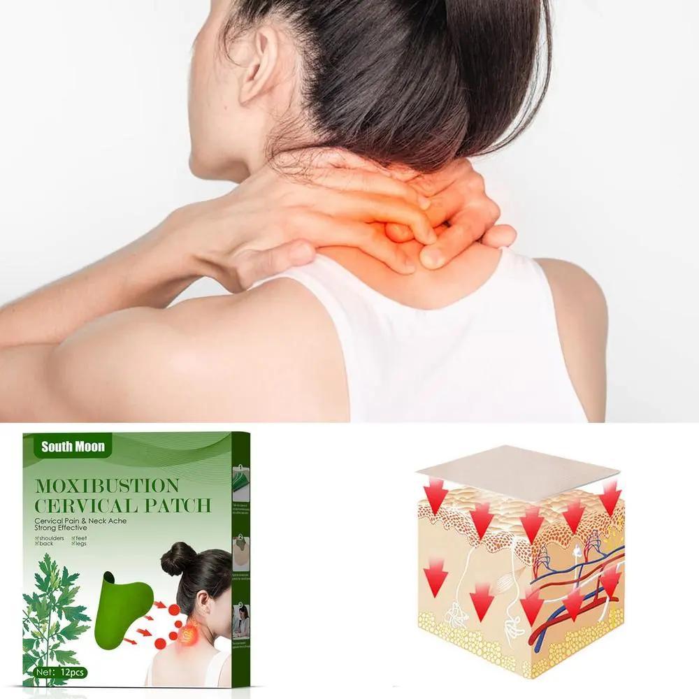 Медичний пластир South Moon Moxibustion Cervical Patch проти болю у шиї 5 шт. (14505208) - фото 7