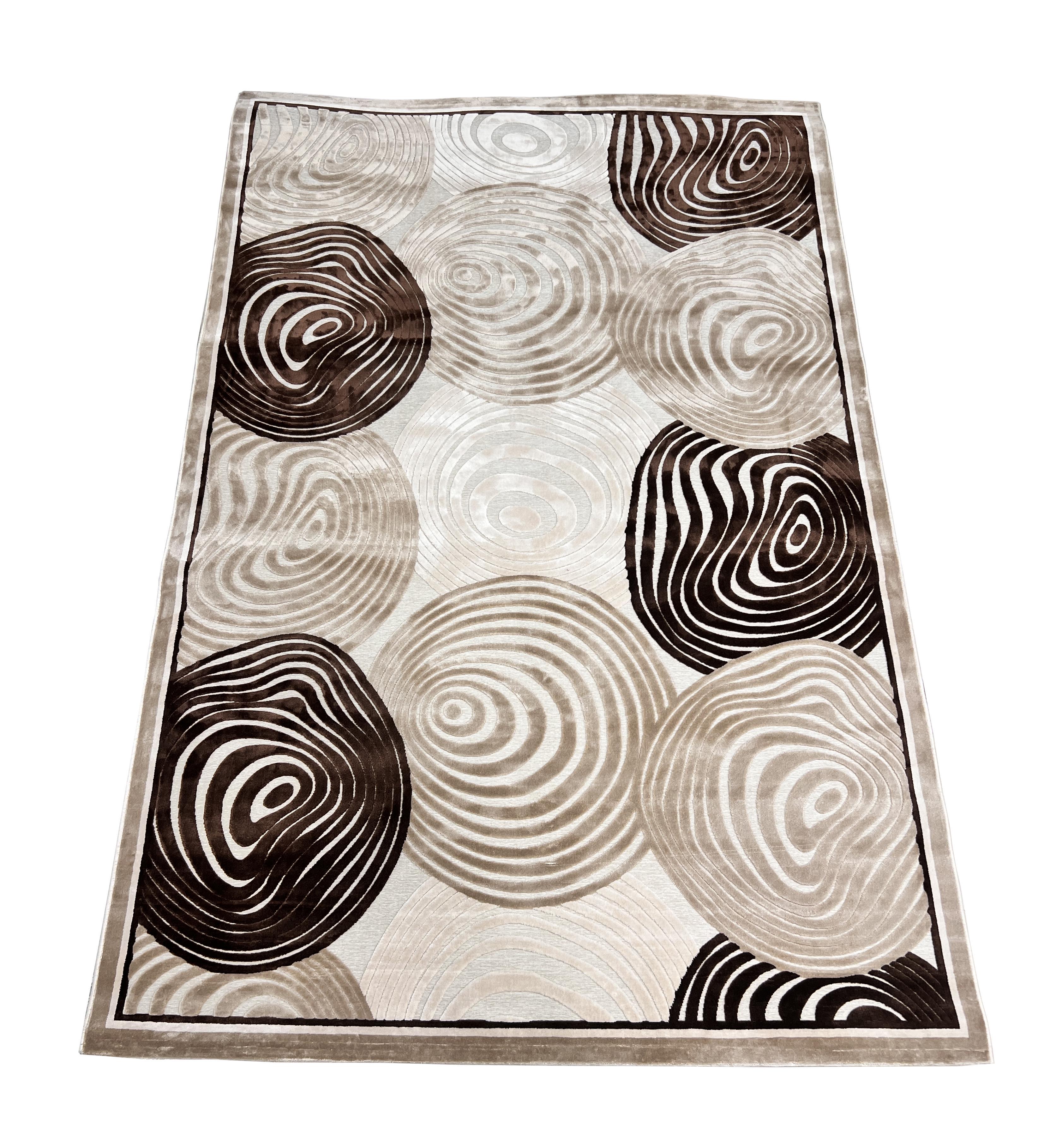 Ковер вискозный Sanat Acoustic 200х290 см Бежевый (12451)