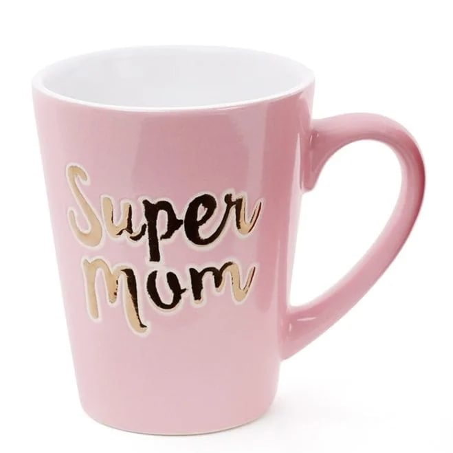 Чашка керамическая Flora "Super Mom" 0,34 л (31614)
