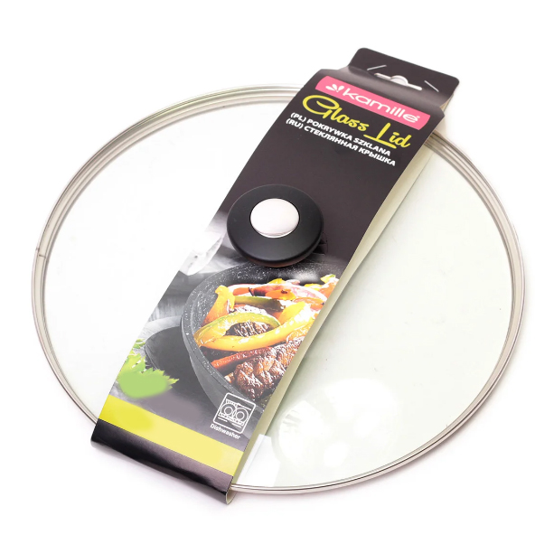 Кришка скляна Kamille 30 см (KM-0817)