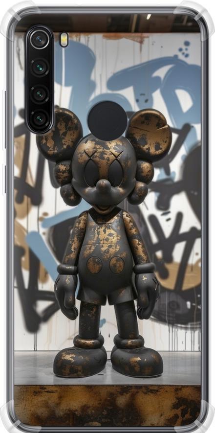 Чехол на Xiaomi Redmi Note 8 Bronze kaws v2 (6098sp-1787-42517)