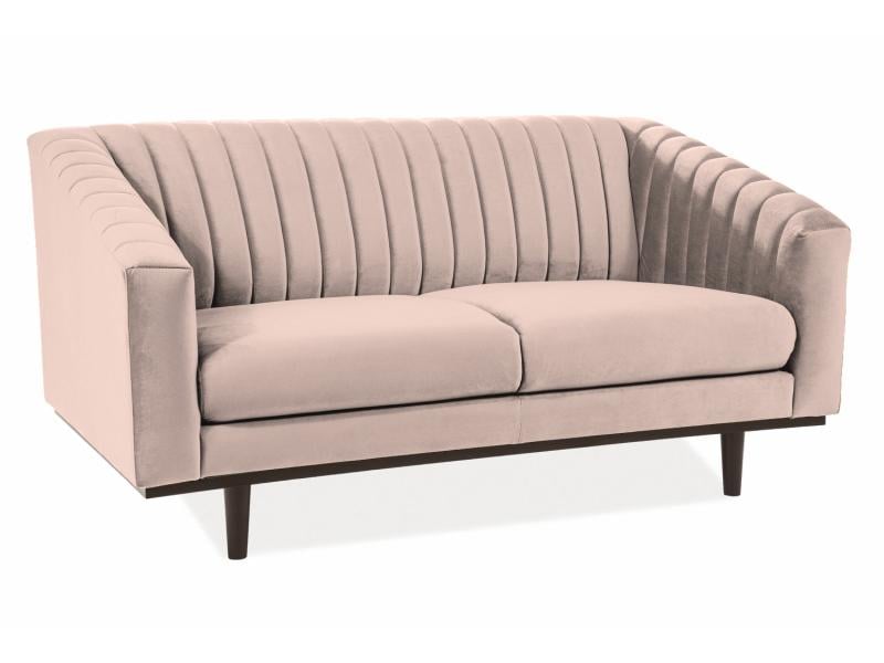 Диван Asprey 2 Velvet Бежевый/Венге (ASPREY2VBE28)