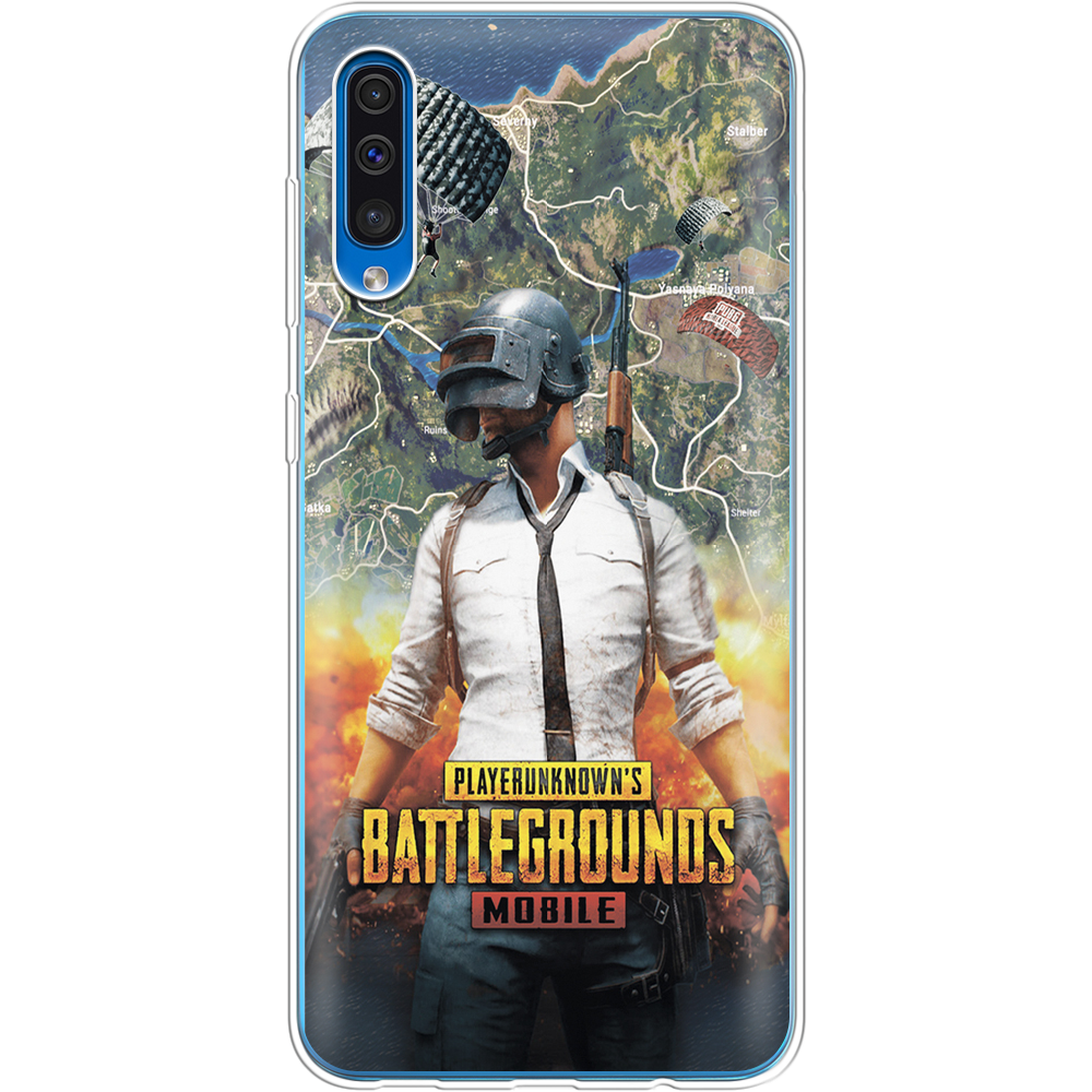 Чохол Boxface Samsung A505 Galaxy A50 PUBG Mobile Прозорий силікон (36417-up2309-36417)