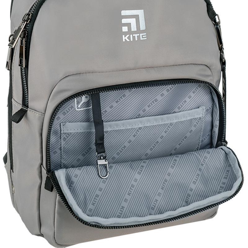 Рюкзак KITE Education teens 31,5x24x12 см 9 л Бежевый (K24-2589S-3) - фото 6