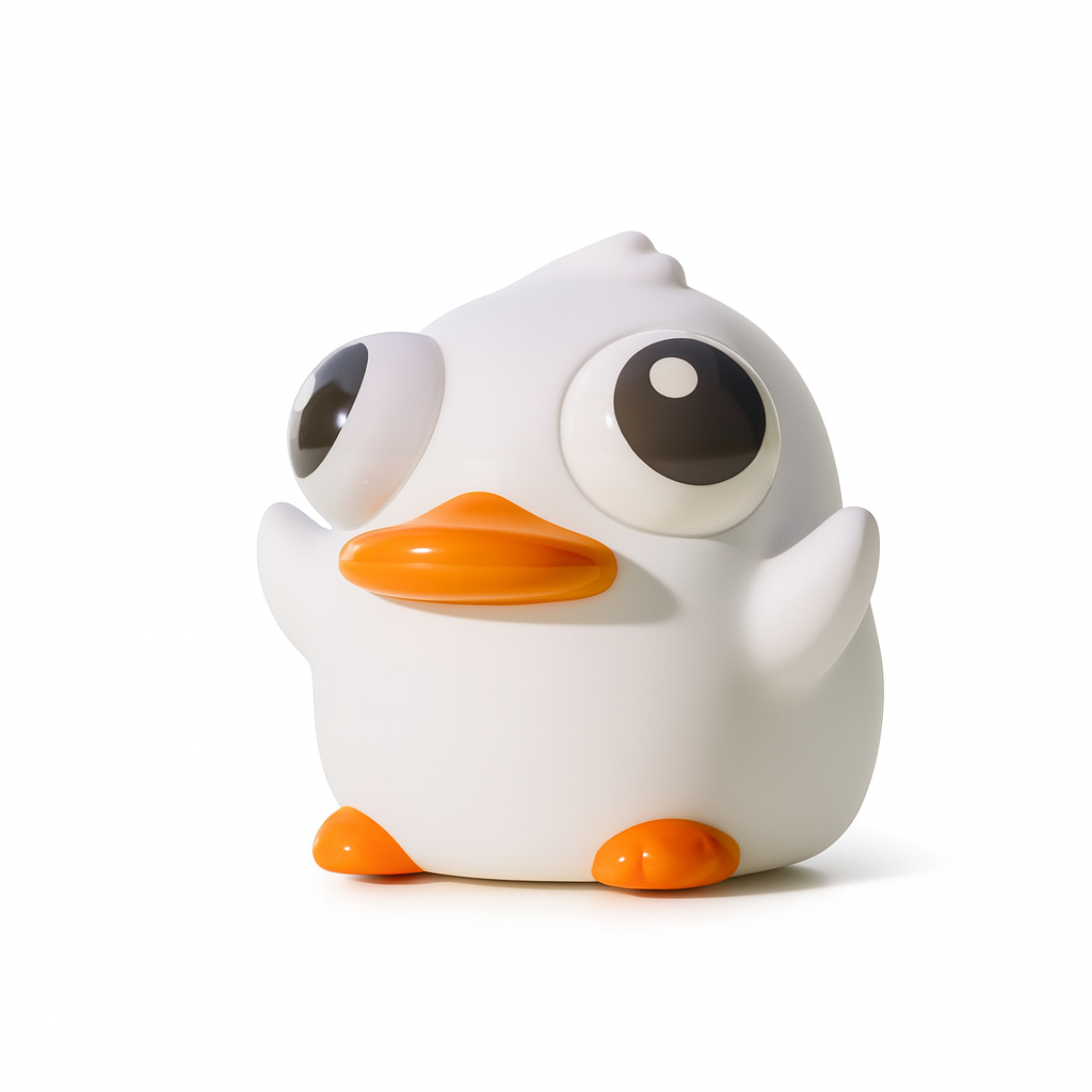 Антистресс уточка Белый (0245)