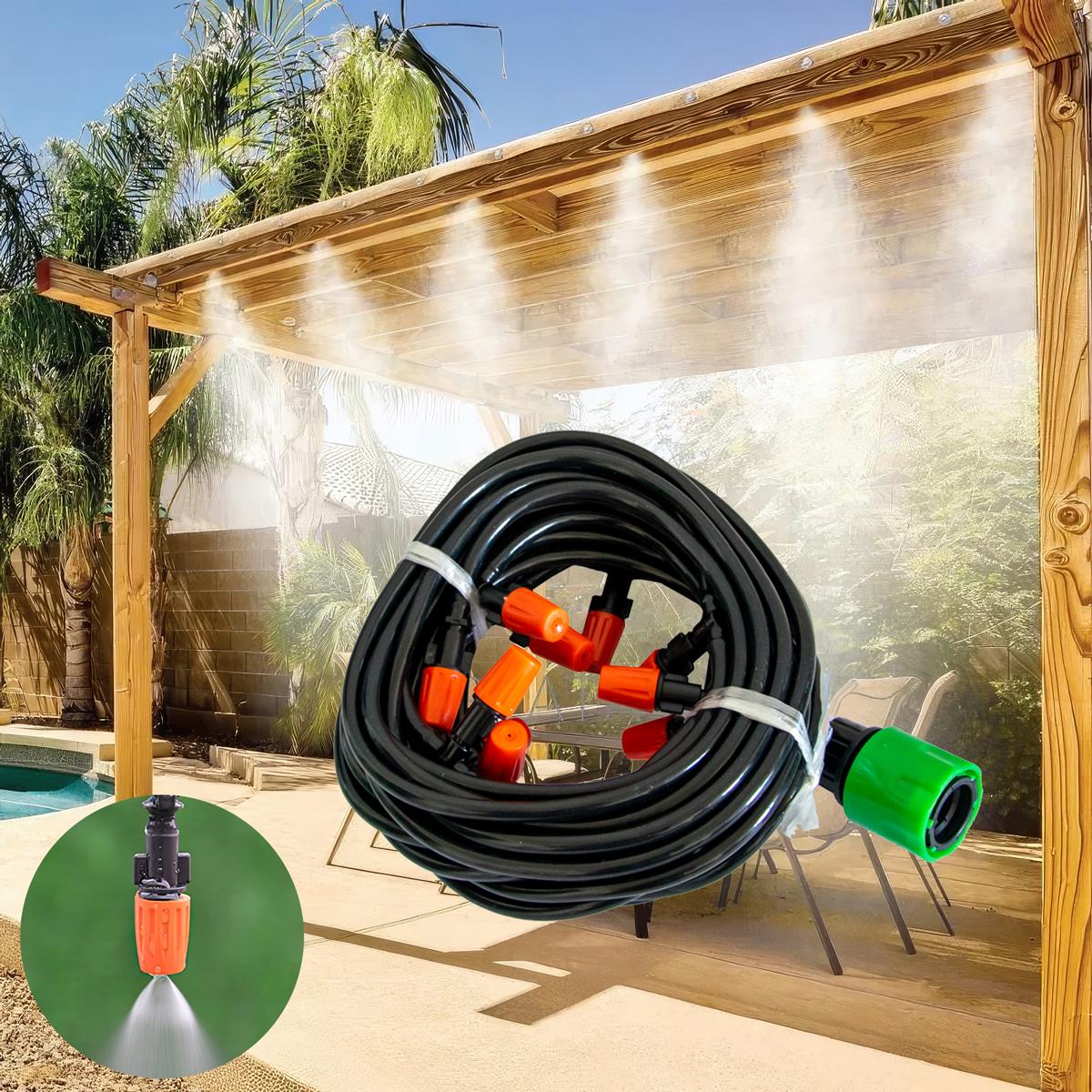 Туманообразователь Patio Mistcooling Kit 10M BD-182 Зеленый коннектор, система поливу туман (1009096-Other-2) - фото 10