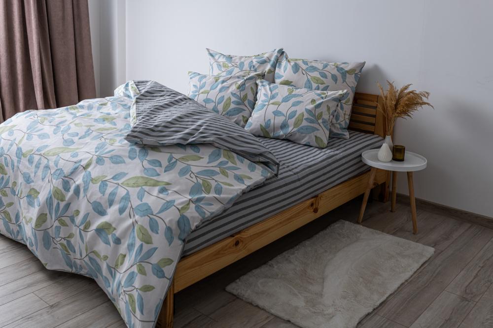 Комплект постельного белья ТЕП Soft Dreams Spring Basil двуспальный 175x210 см наволочки 2x70х70 см (17921)