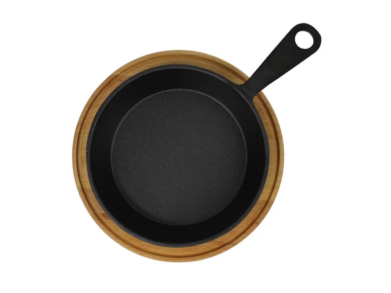 Сковорода чавунна Brizoll Horeca з підставкою 18 см - фото 3 Сковорода чавунна Brizoll Horeca з підставкою 18 см - фото 3