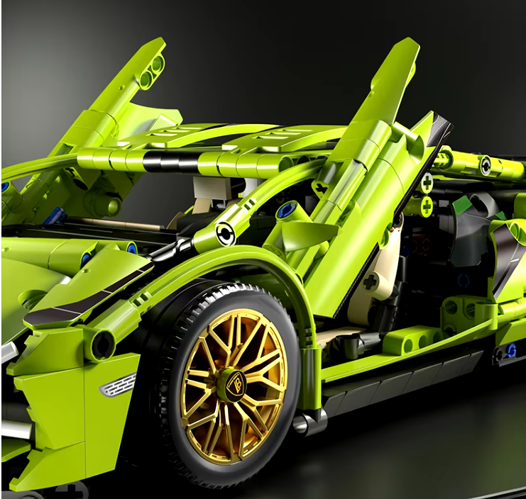 Конструктор Lamborghini 36х16,5х8,5 см 1280 шт. (2622992400) - фото 3