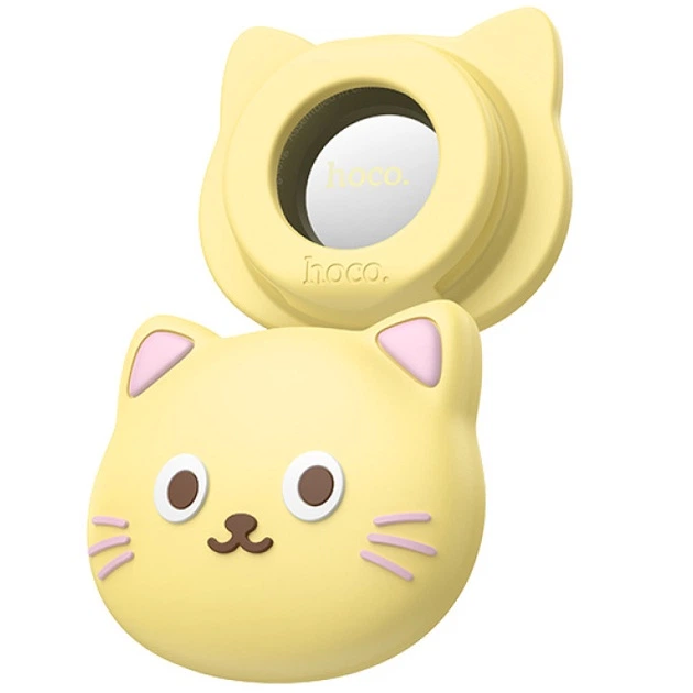 Поисковой трекер брелок Hoco E91D Tiger Smart Anti-Lost Device Cat Collar Type Biege