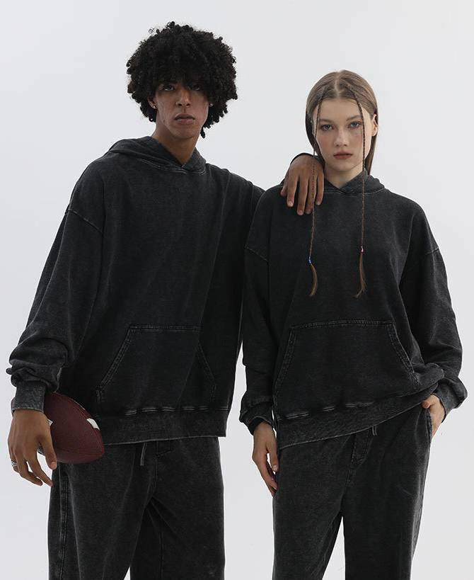 Худи с капюшоном унисекс L Темно-серый (02470772) - фото 3