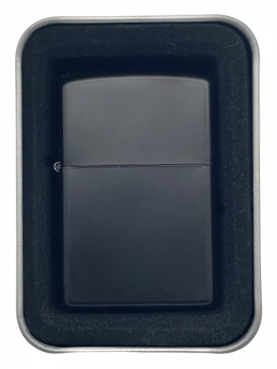 Запальничка бензинова в металевій коробці Чорний матовий (32161928)
