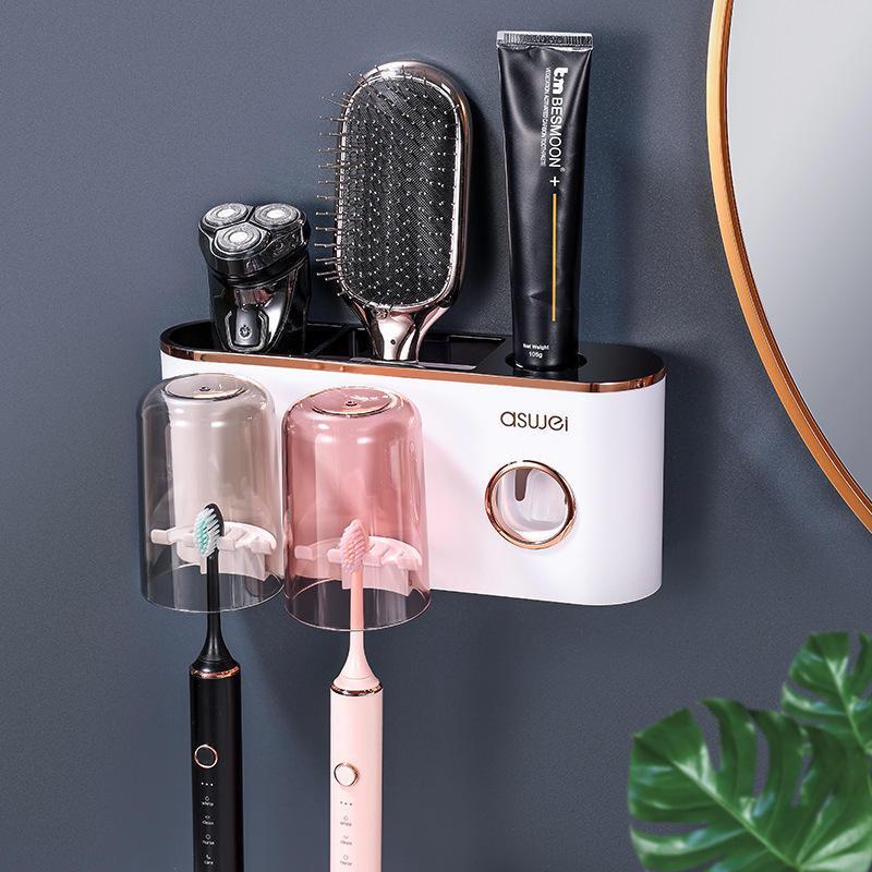 Полка для зубных принадлежностей 2 стакана (A2207) - фото 2 Полка для зубных принадлежностей 2 стакана (A2207) - фото 2