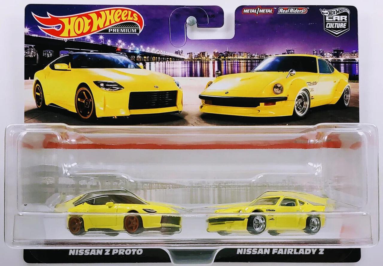 Игрушечная машинка Hot Wheels Premium Nissan Z Proto & Nissan Fairlady Z 2022 Car Culture 2 шт. (HFF33)