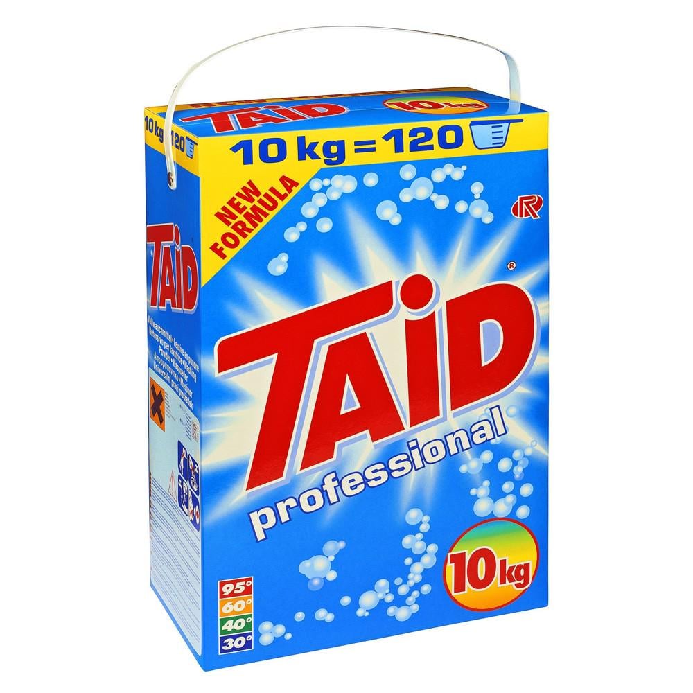 Стиральный порошок для всех типов тканей Taid Professional Washing powder All textiles 120 стирок 10 кг