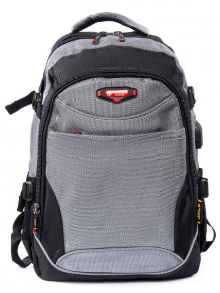 Рюкзак міський Power In Eavas 96029 27л Сірий-чорний