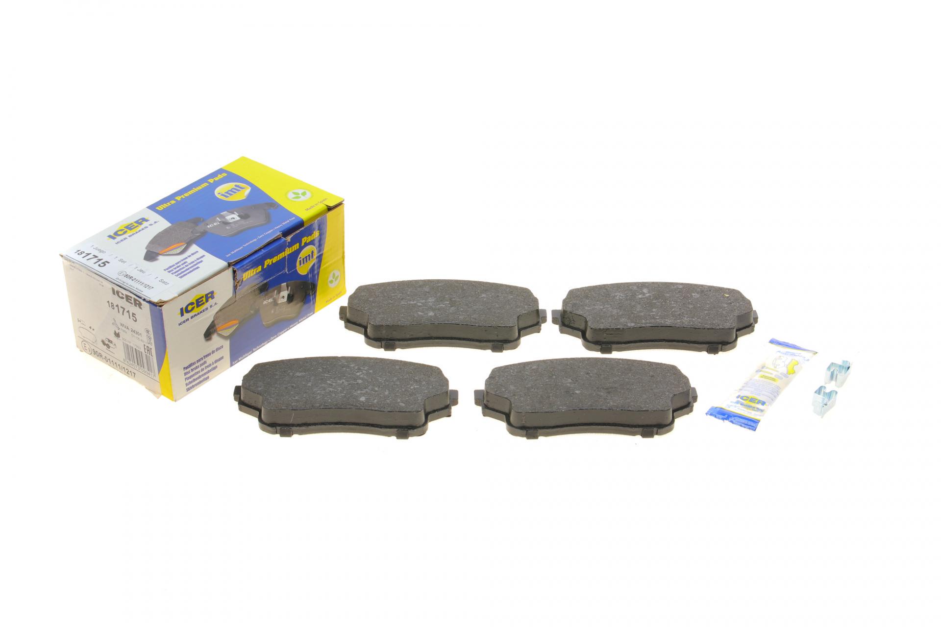 Колодки тормозные передние ICER 181715 Suzuki Grand Vitara 01-05/XL-7 01-06