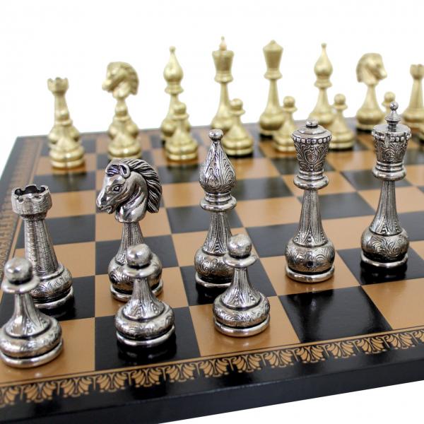 Шахматы элитные Стаунтон 82M 203GN - фото 3 Шахматы элитные Стаунтон 82M 203GN - фото 3
